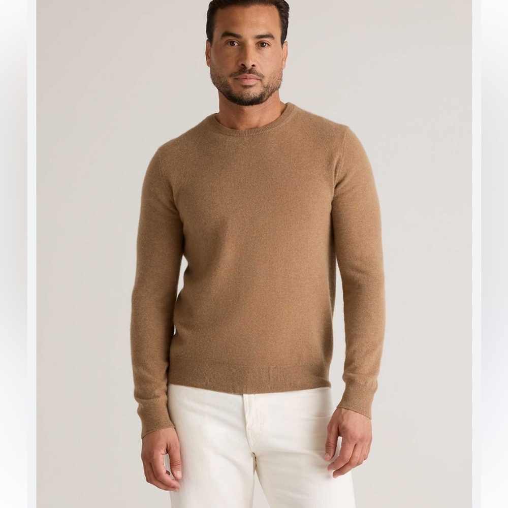 Quince Mongolian Cashmere Crewneck Sweater